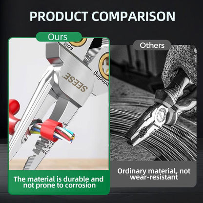 SEESE 8-in-1 Multi-Function Wire Stripper