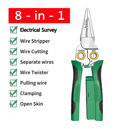 SEESE 8-in-1 Multi-Function Wire Stripper