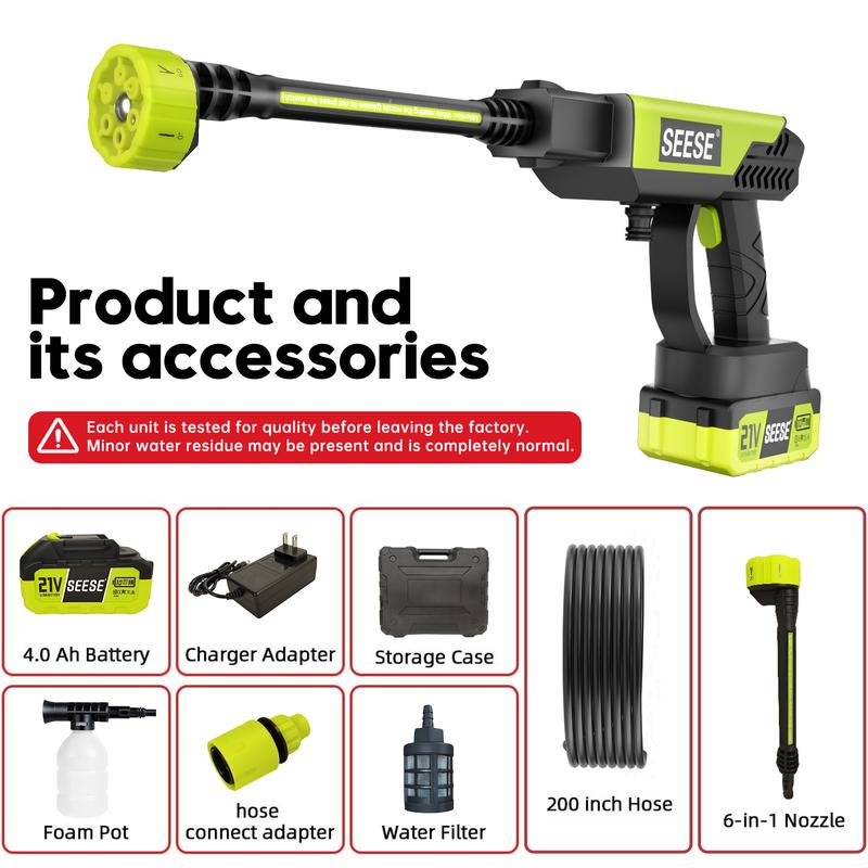 SEESE Cordless Pressure Washer